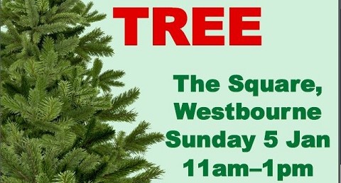 Christmas tree recycling on Sunday 5 January