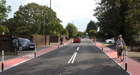 New cycle lanes